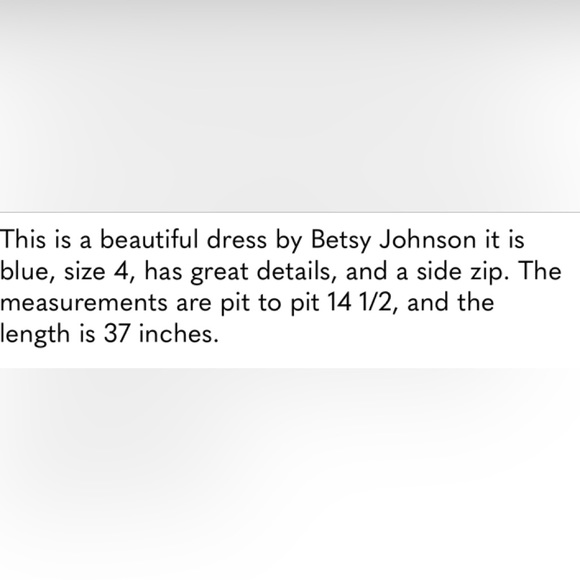 BETSY JOHNSON DRESS (4) - Picture 5 of 7